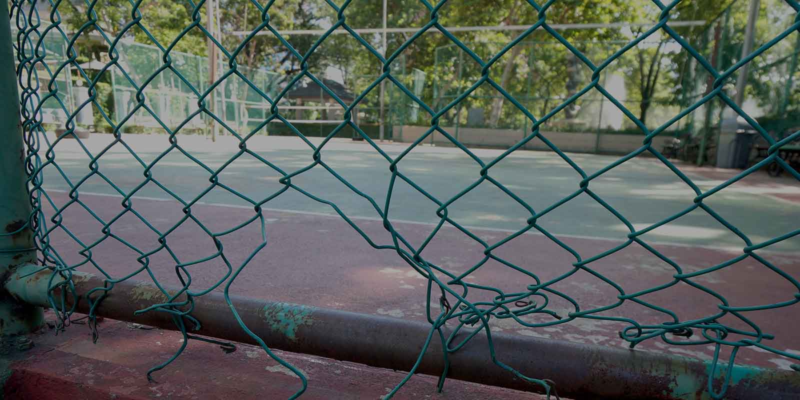 Tennis court repairs and maintenance services in Derby and throughout the UK.